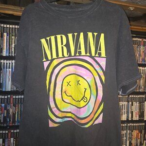 Nirvana Smiley Face T-Shirt Size XL